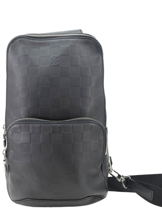 Louis Vuitton  Avenue Sling Damier Infini Leather Backpack Bag Black main image 7